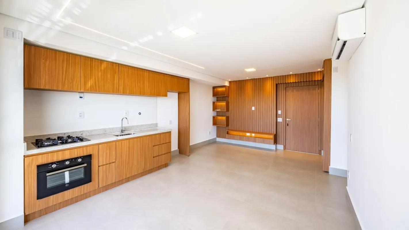 Apartamento contemporâneo com proposta compact luxury no Setor Marista, pensado ...