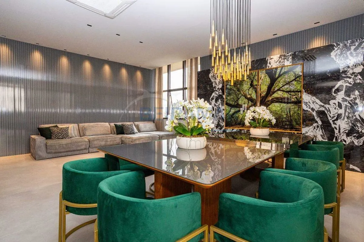 Cobertura vazada, 3 suítes, espaço gourmet e ofurô, 263 m² - Residencial 336, Ág...