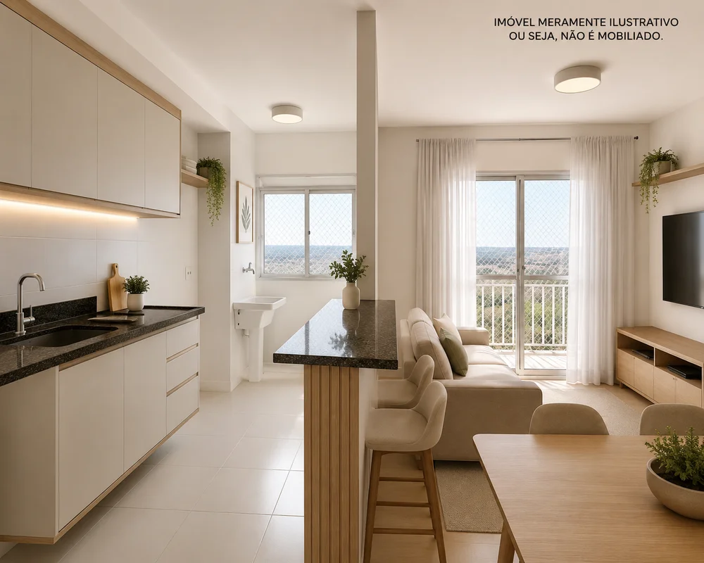 APARTAMENTO NASCENTE COM VISTA LIVRE E SACADA – TAGUATINGA NORTEExcelente oportu...