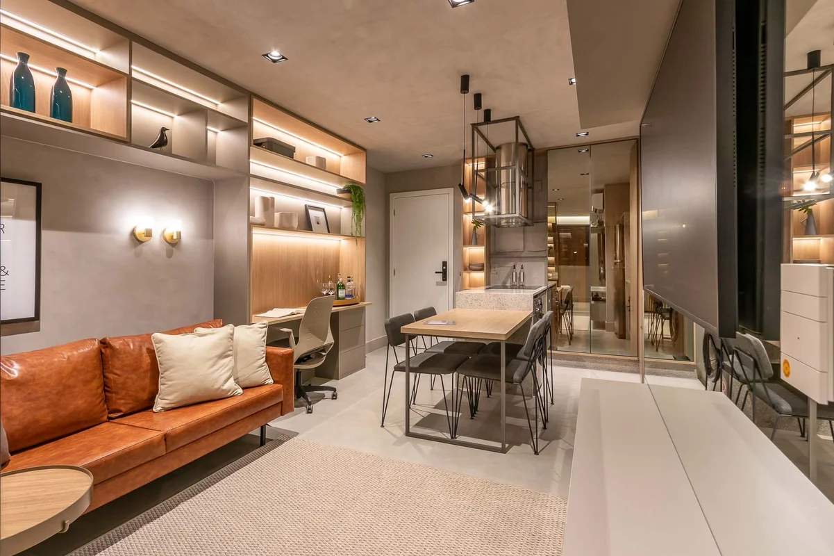 Conheça este apartamento de 34,04m², localizado na CRNW 511 Bloco A Lote 1, no b...