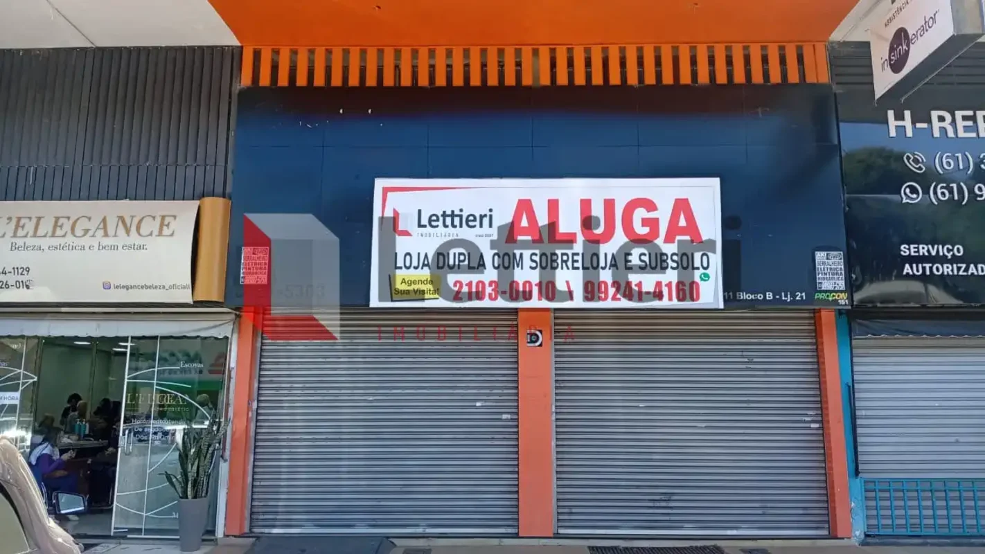 Lettieri anuncia excelente oportunidade de locação de ampla loja térrea dupla co...