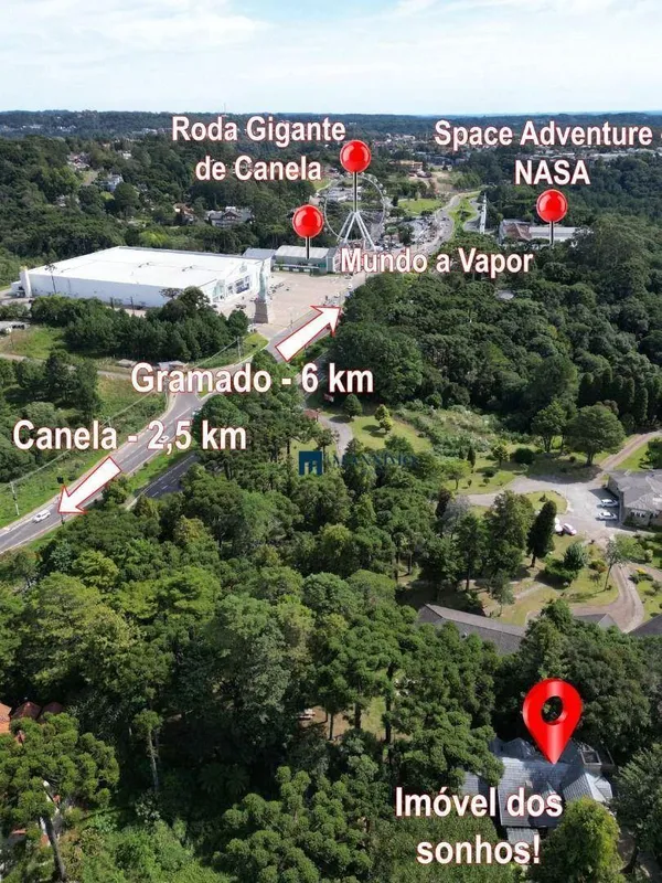 Chalé dos Sonhos entre Gramado e Canela Natureza, Charme e ConfortoViva em um re...
