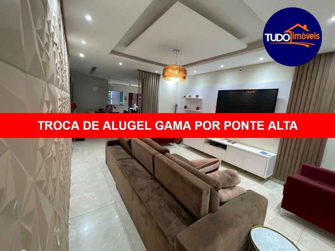 Imperdível casa à venda no Setor Oeste (Gama) - 5 quartos, 3 suítes, 3 salas, 5 ...