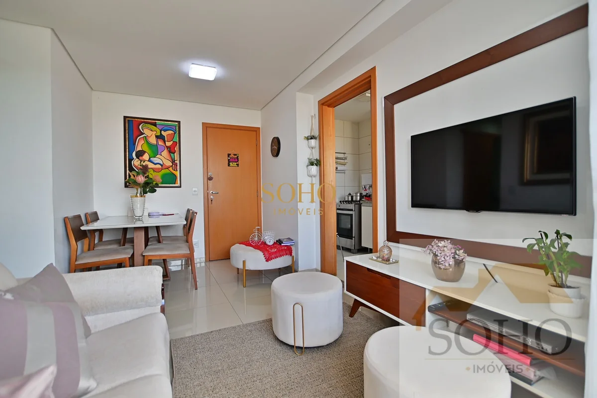 SOHO IMÓVEIS VENDE EXCELENTE APARTAMENTO DE 2 QUARTOS COM 63M² NO RESIDENCIAL DU...