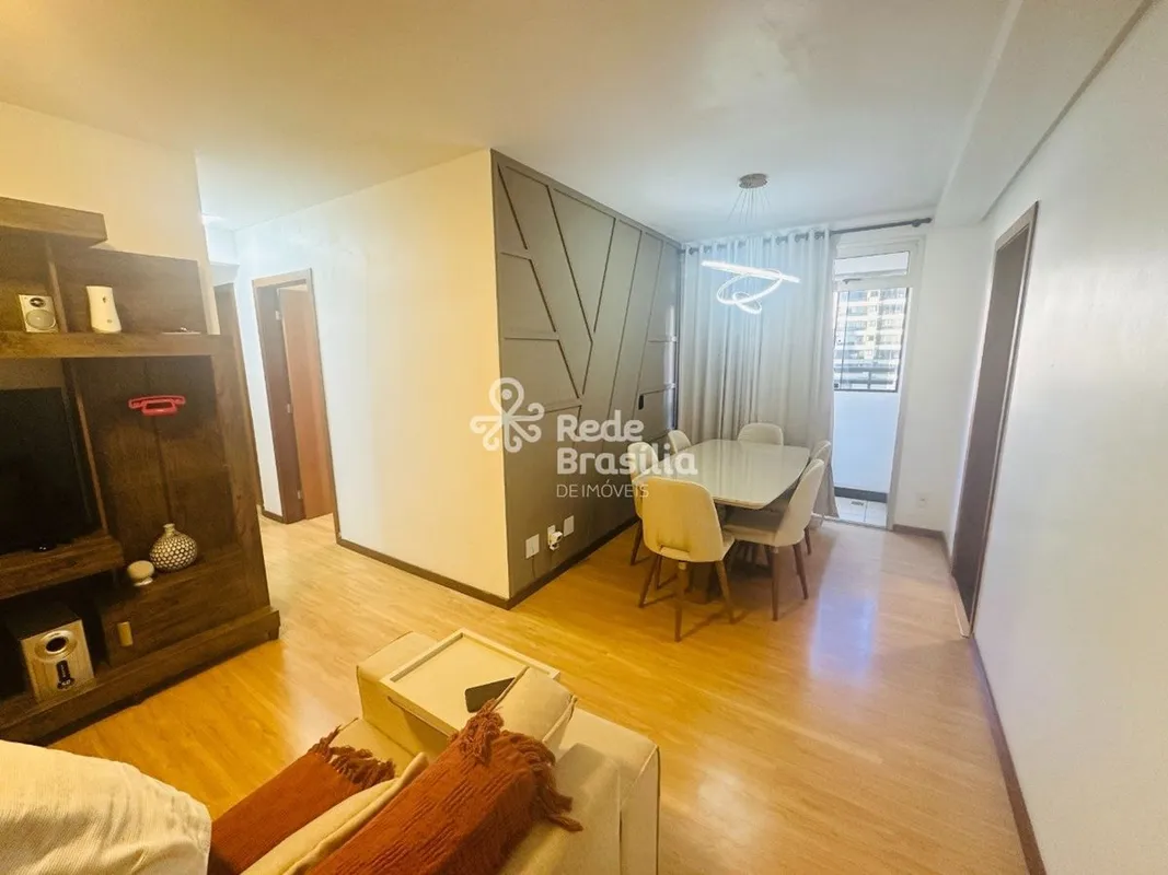 A RBM Imobiliária vende apartamento de canto com 74 m2 em Águas Claras, em excel...