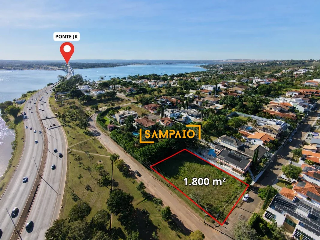 SHIS QI 26 | Lago Sul - LOTE EXCLUSIVO COM VISTA PARA O LAGO Um dos endereços ma...