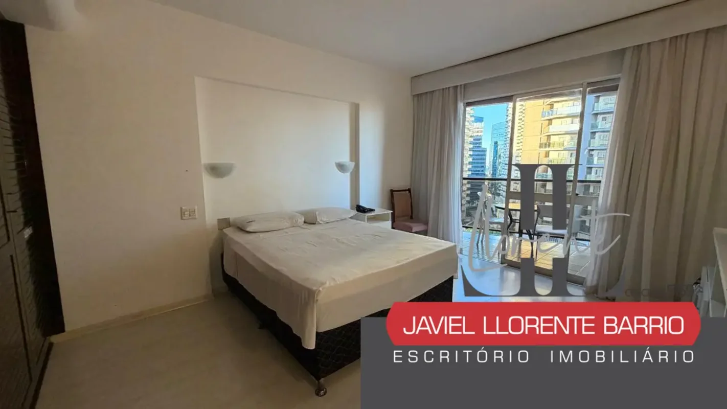 Flat-hotel Kubitschek Plaza Hotel | medindo 32,00 m2 | com banheiro | varanda | ...