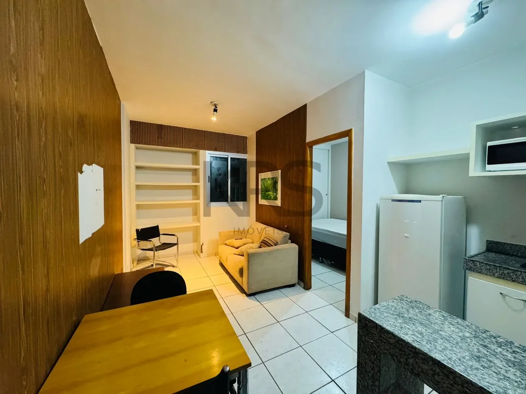 Kitnet Mobiliada | Condominio Fechado | Lazer Completo | Piscina | Sauna | Acade...