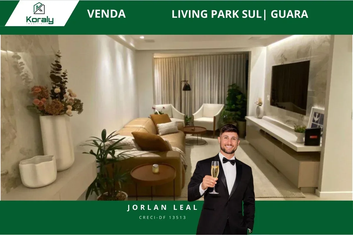 Apartamento reformado – Living Park Sul (Brasília)Características do Imóvel- Áre...