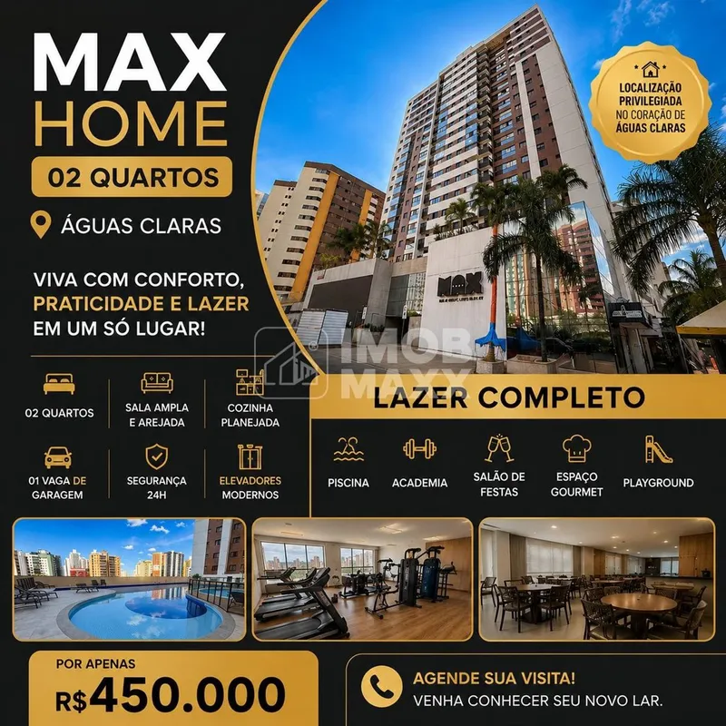 Descubra este excelente apartamento à venda em Águas Claras Norte, Brasília, no ...