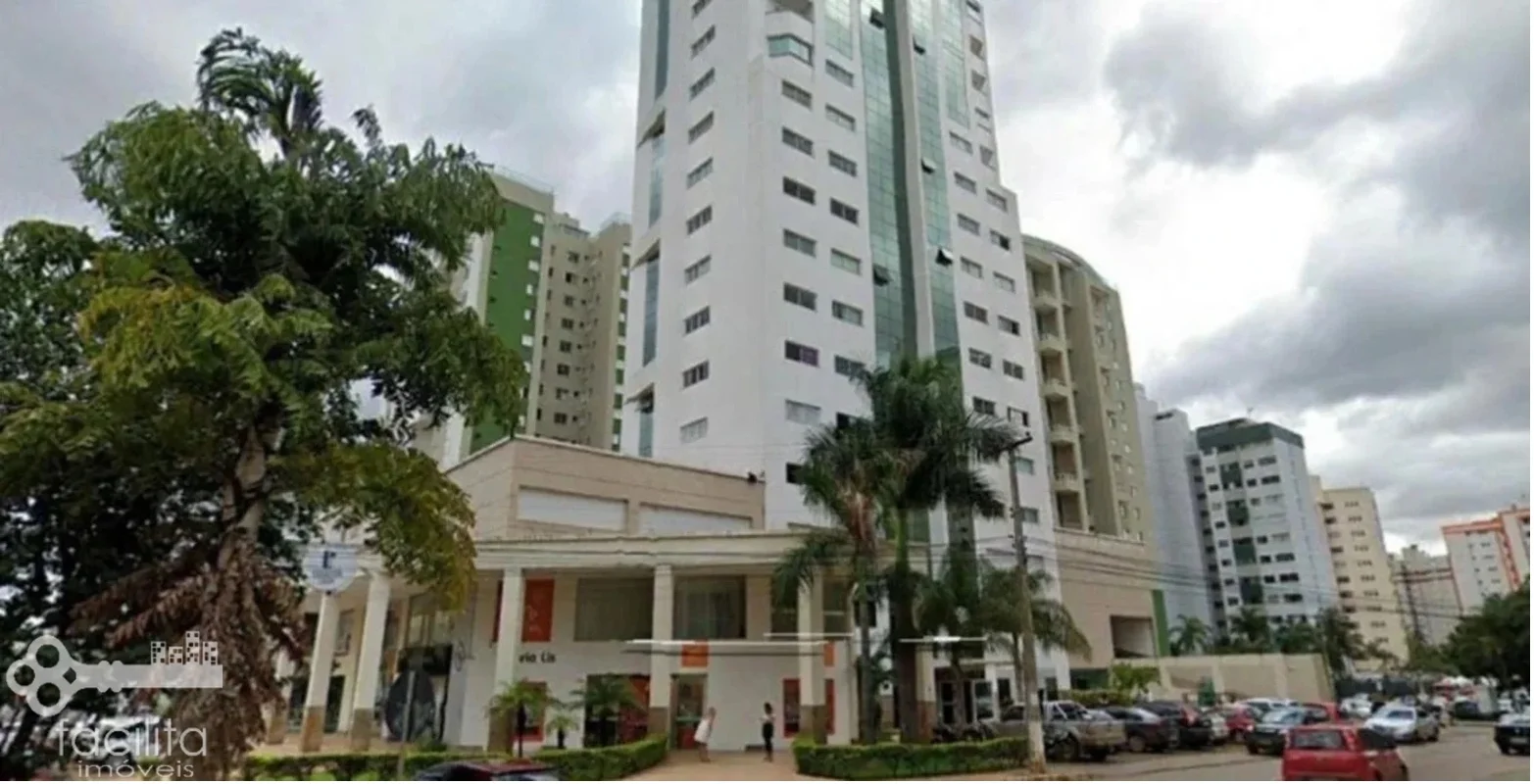 EXCELENTE SALA COMERCIAL COM BANHEIRO E VAGA DE GARAGEM COBERTA - ED. QUARTIER C...