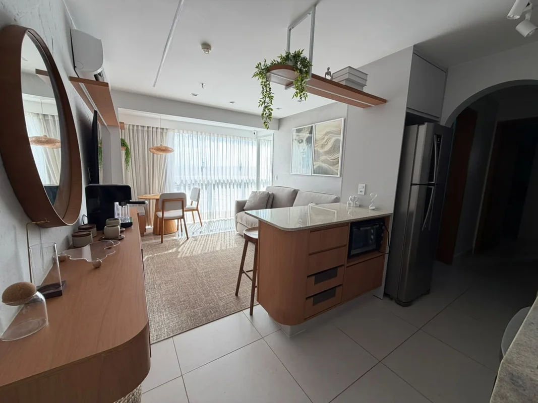 APARTAMENTO ALTO PADRÃO MOBILIADO NO BLEND APARTMENTS HPLUS LONG STAY – ÁGUAS CL...