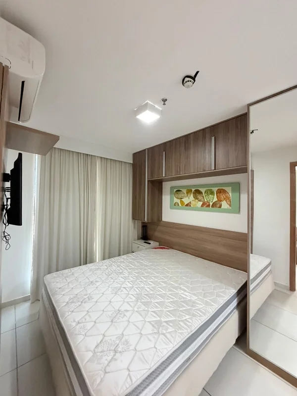LENIÉR CURADORIA IMOBOLUÁRIA ALUGA APARTAMENTO MOBILIADO | 1 QUARTO | AR-CONDICI...