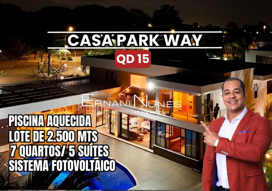 Park Way Quadra 15 ? Uma das localizações mais desejadas de Brasília.Área útil ?...