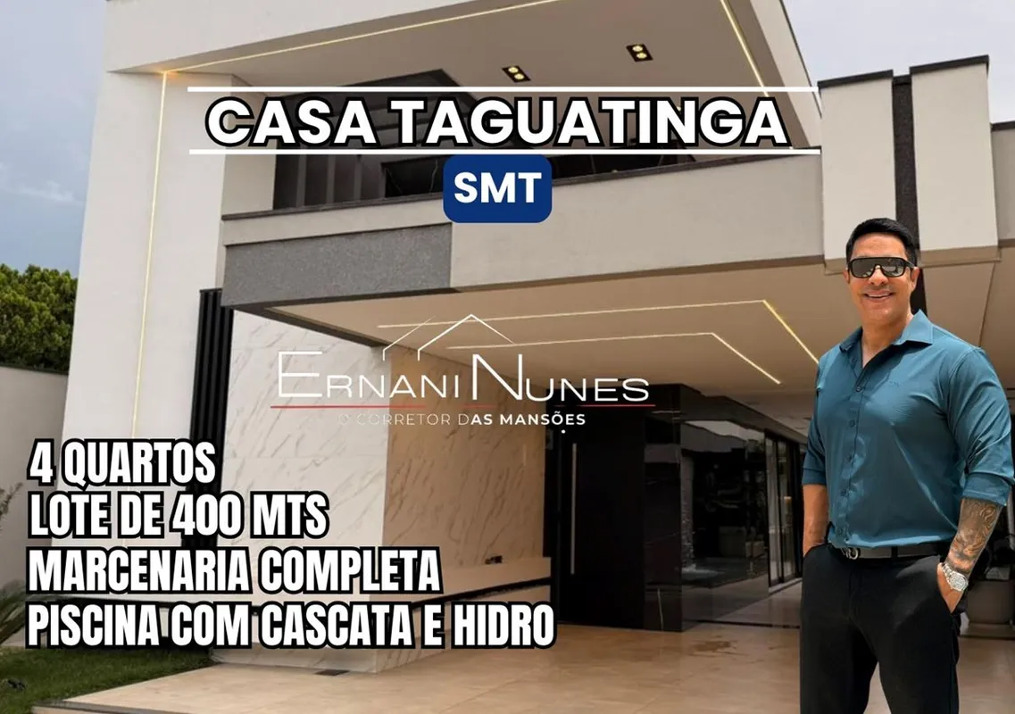 Ernani Nunes O Corretor das Mansões apresentaCasa na Taguatinga SMT com alto pad...