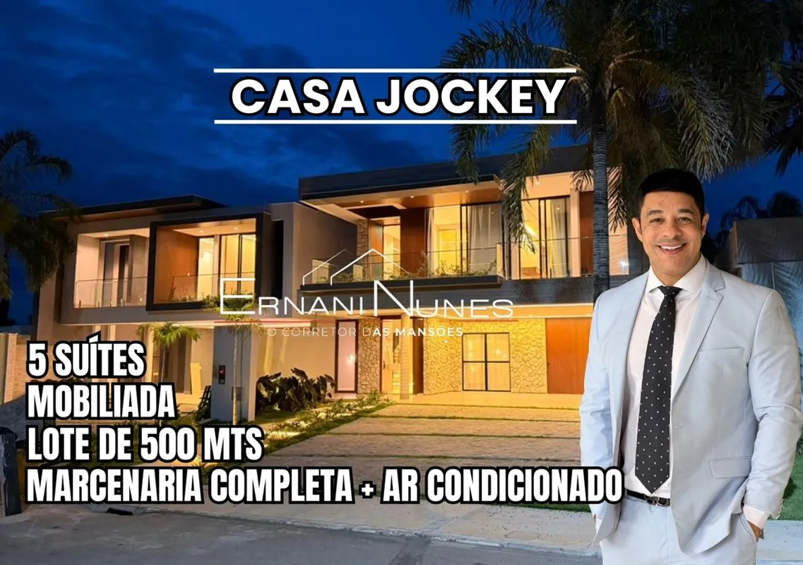 Mansão no jockey Clube próximo a EPTG / Padrão Lago sul Fachada incrível com det...