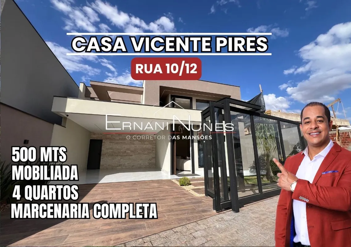 EXCLUSIVIDADE EM VICENTE PIRES- RUA 12 CASA DE ALTO PADRÃO MOBILIADO/ CONDOMÍNIO...