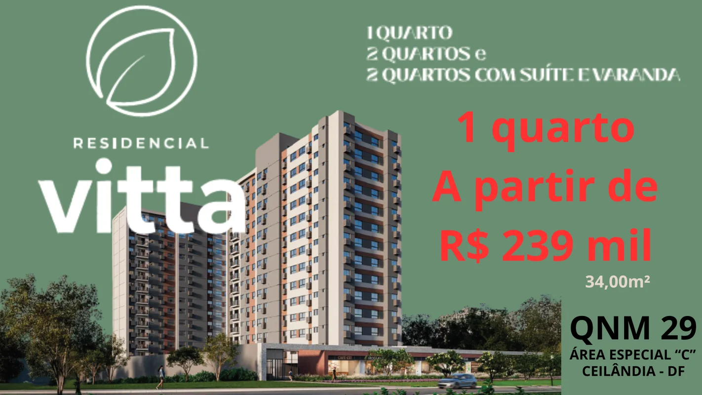 Um Novo Horizonte a partir de R$ 239.232,00O Residencial VITTA está estrategicam...