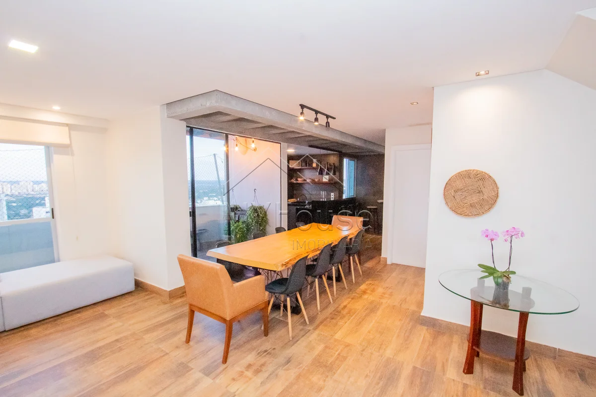 COBERTURA DUPLEX COM 4 QUARTOS, PISCINA PRIVATIVA E VISTA PANORÂMICA NO RESIDENC...