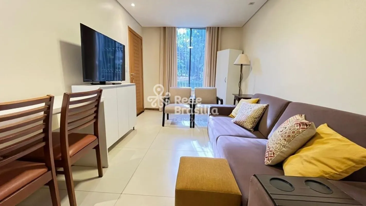 TH35424 - Sqs 413 Asa Sul, Apartamento Mobiliado 02 quarto, 50m². Agende sua vis...