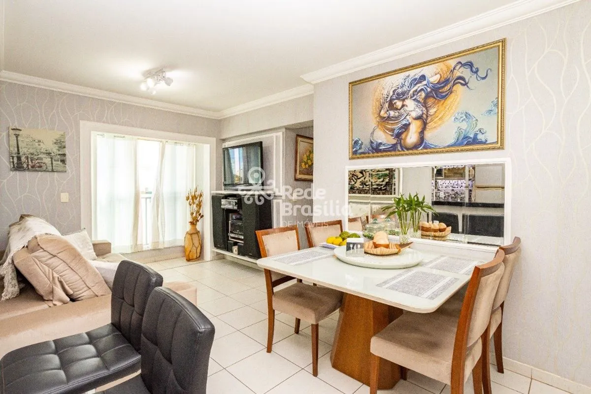 Residencial Ventura | QS 102 | Apartamento Nascente | 3 Quartos | Suíte | Varand...