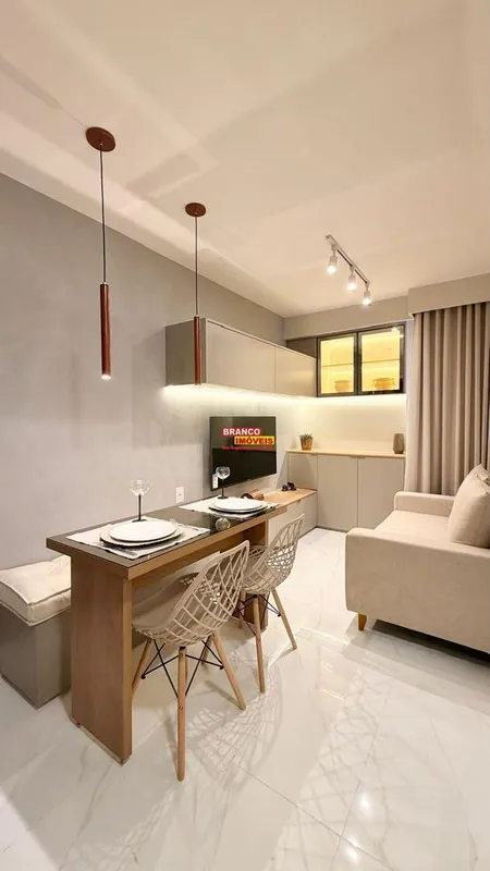 BRANCO IMÓVEIS VENDE - KITNET DE LUXO 1 QUARTO- Metragem - 24m2;- Garagem cobert...
