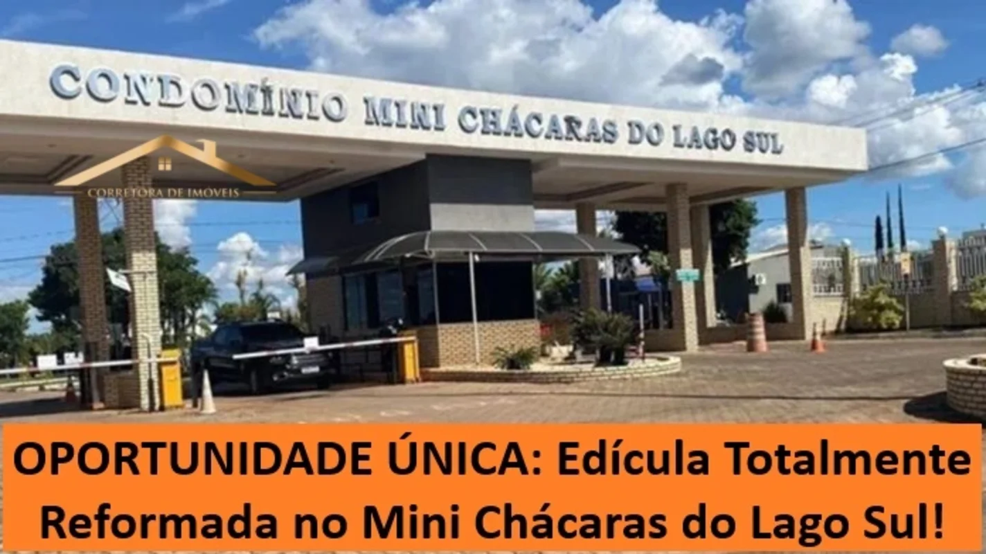 OPORTUNIDADE ÚNICA: Edícula Totalmente Reformada no Mini Chácaras do Lago Sul!Se...