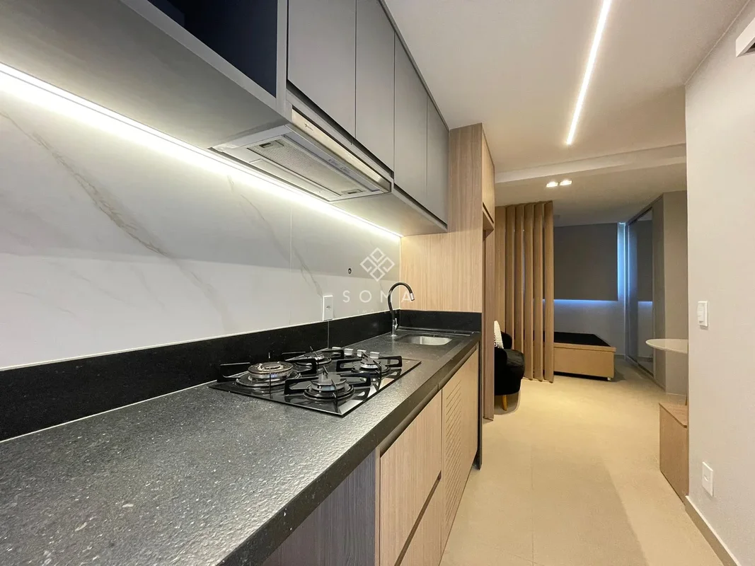 ESPECIFICAÇÕES DO IMÓVEL:- Sala integrada à cozinha em conceito aberto- Ar condi...