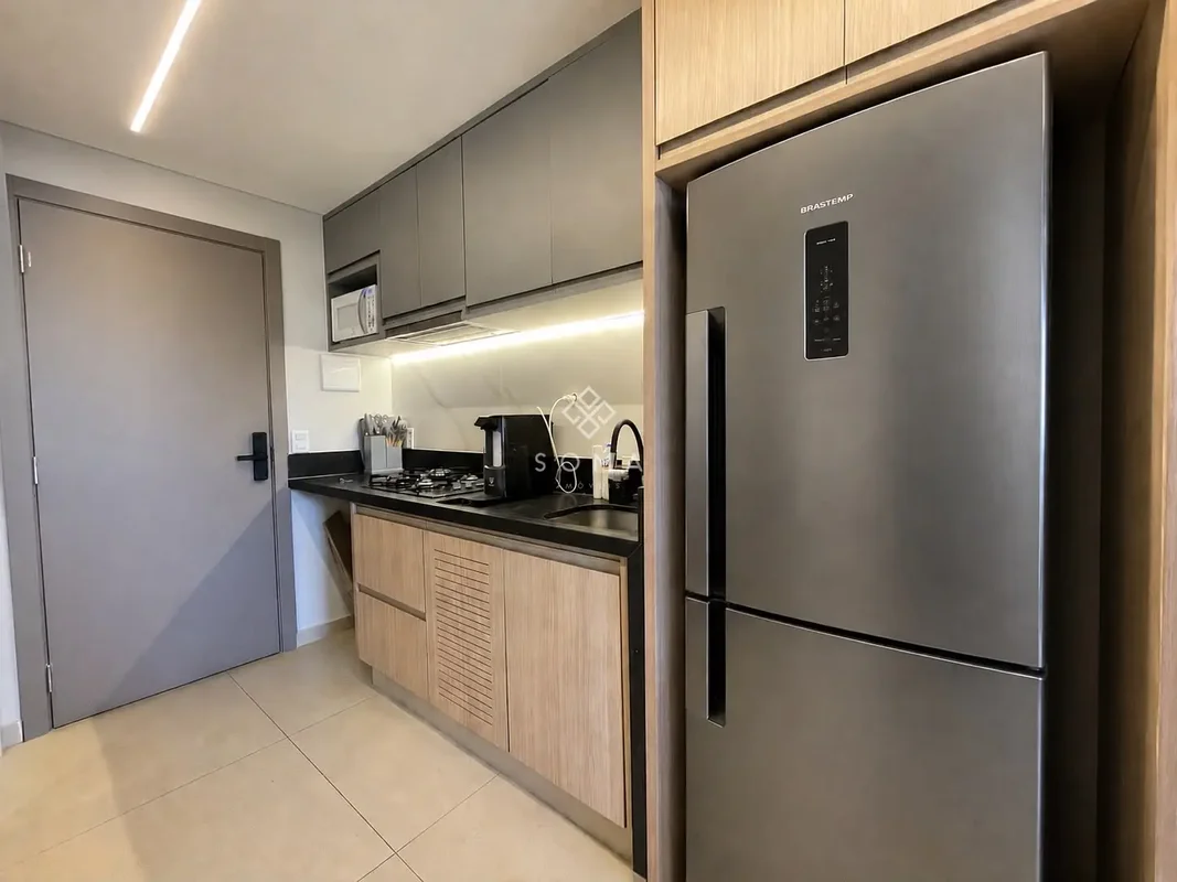 ESPECIFICAÇÕES DO IMÓVEL:- Sala integrada à cozinha em conceito aberto- Ar condi...