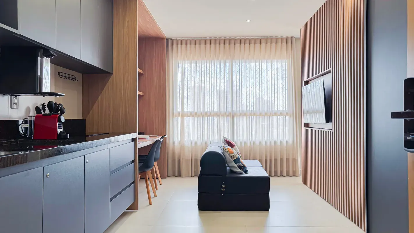 Apartamento Mobiliado e Decorado para Locação Tai Residências Setor BuenoMore co...