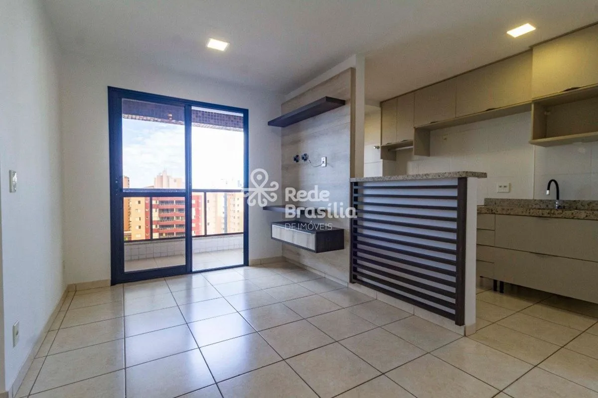 Rua 7 Norte | Residencial Max Home - 1 Quarto com Varanda Andar Alto e Vista Liv...