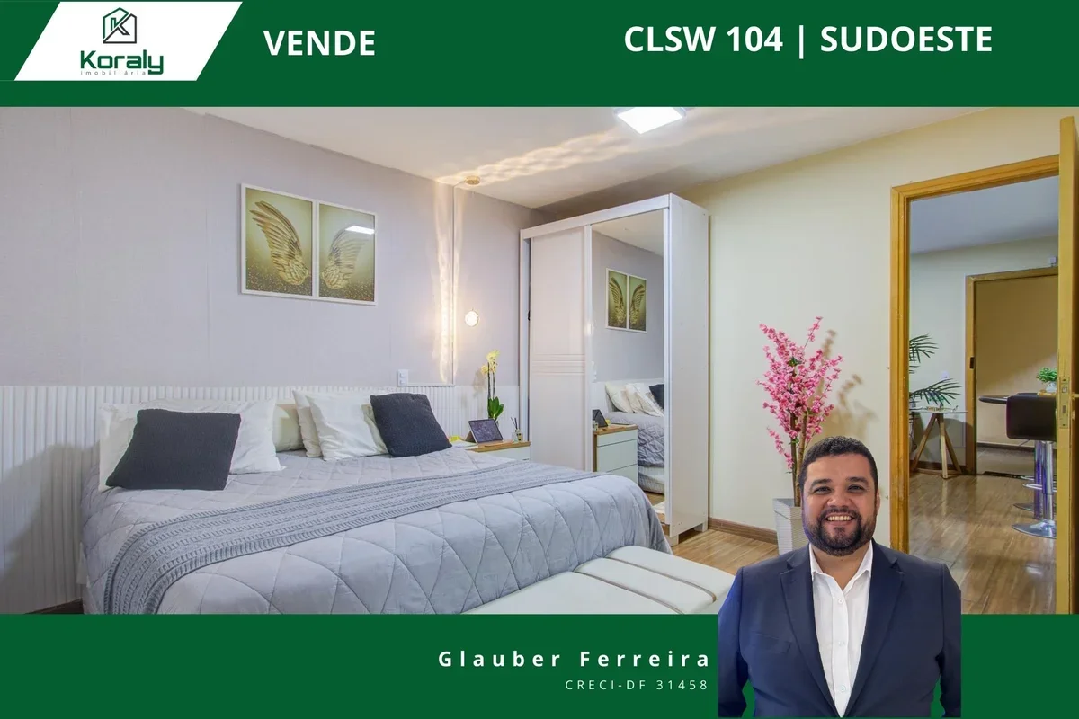 Charmosa kitnet com layout de apartamento de 1 quarto, localizada em uma das reg...