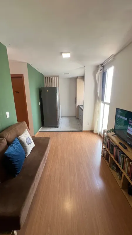 Apartamento - Gran Turquesa, Aparecida de Goiânia. - 2 Quartos - 42 m²- 1 Banhei...