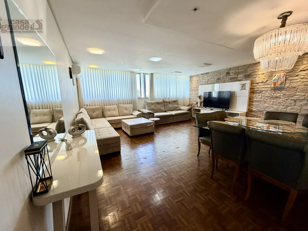 Apartamento mobiliado de alto padrão disponível para locação na SQS 207 Bloco C,...