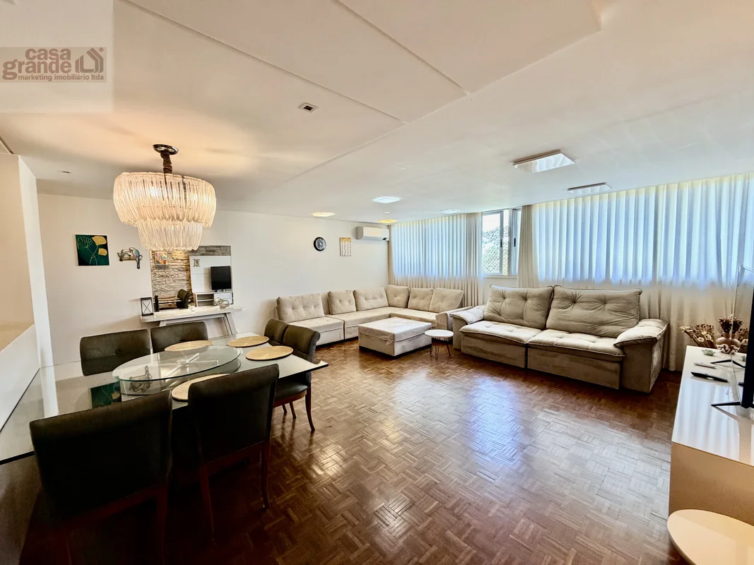 Apartamento mobiliado de alto padrão disponível para locação na SQS 207 Bloco C,...