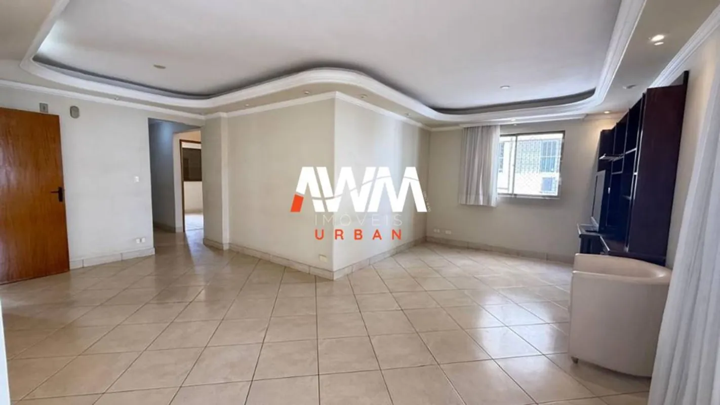 Apartamento com 3 Quartos sendo uma suíte, Sala ampla com três ambientes Projeto...