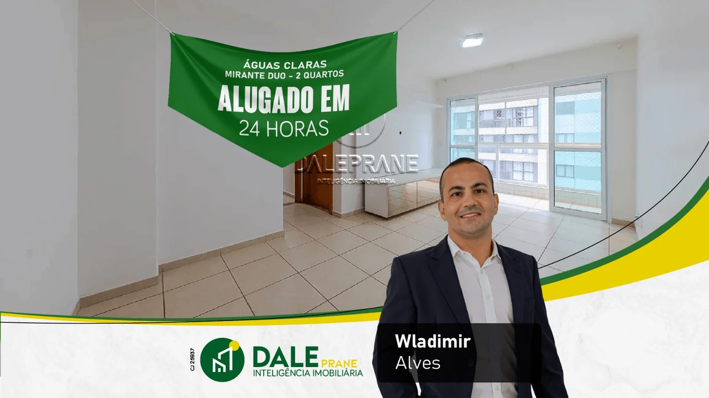 DALEPRANE INTELIGÊNCIA IMOBILIÁRIA ALUGAAPARTAMENTO DE 2 QUARTOS, 1 SUÍTE NO MIR...