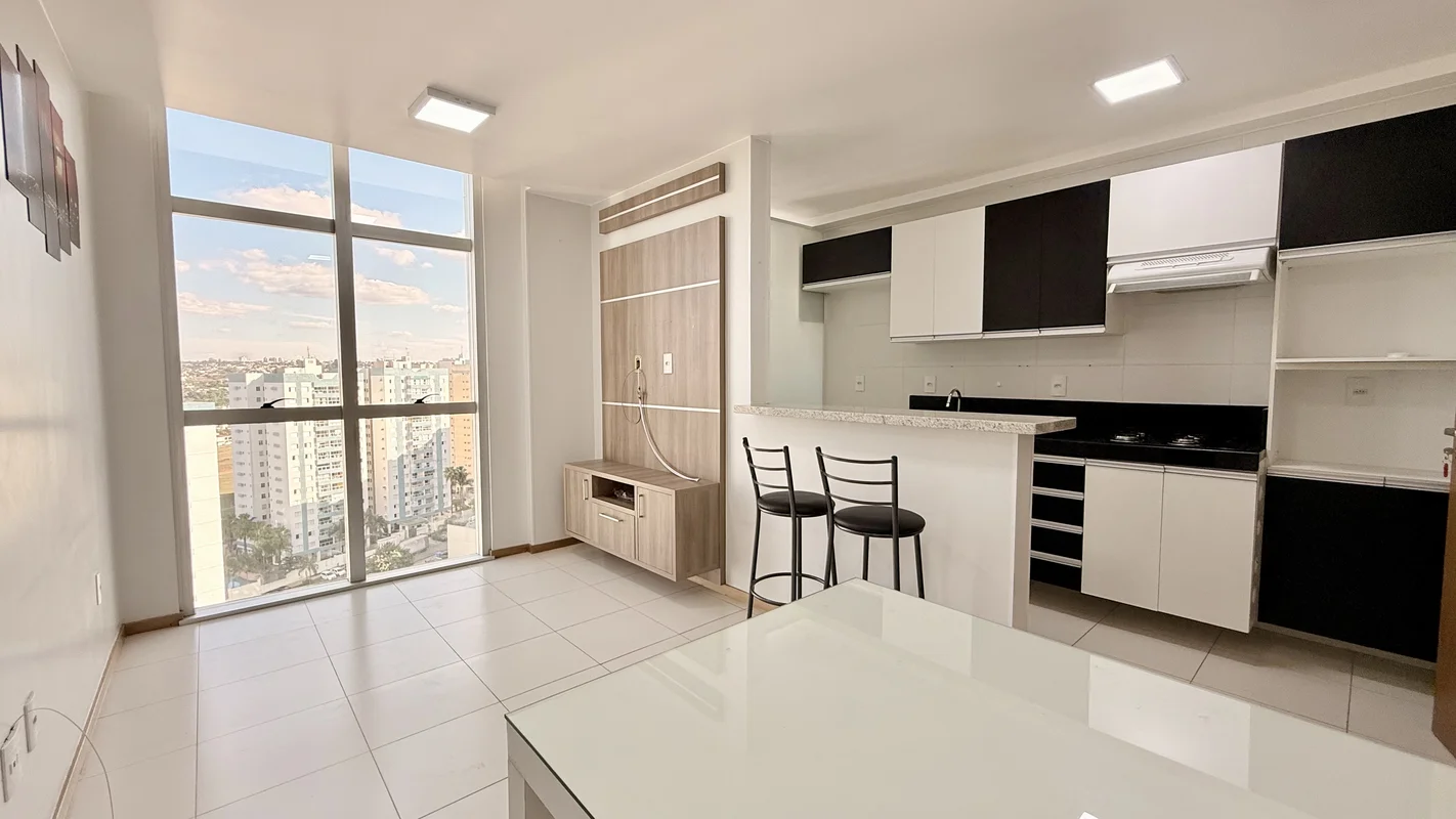 Apartamento para Alugar em Águas Claras | 1 Quarto | Móveis Planejados | Vista L...