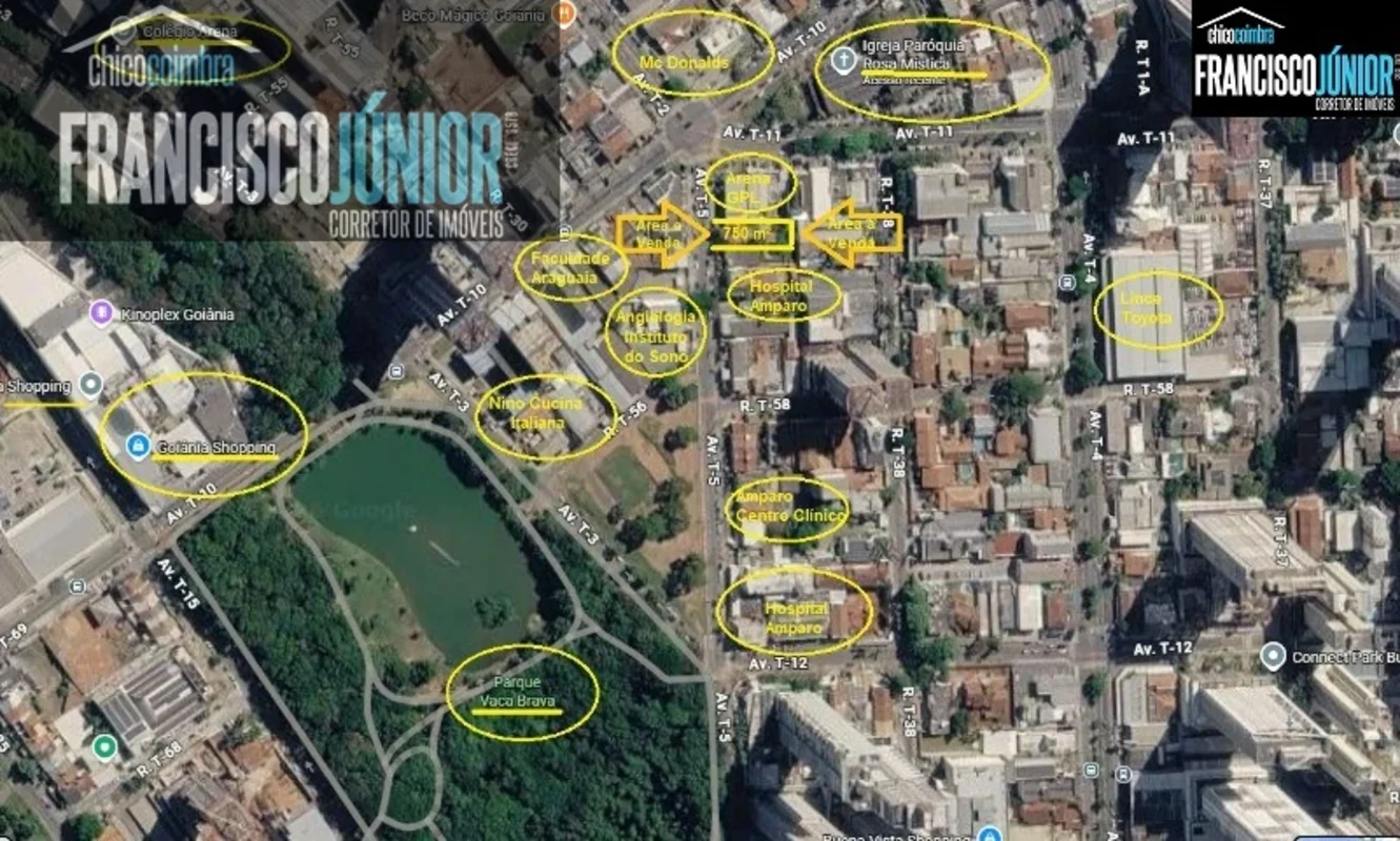 SETOR BUENOAV. T-5Ao lado do Parque Vaca BravaÁREA COMERCIAL ou RESIDENCIALÁREA ...