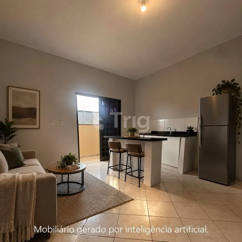 Apartamento funcional de 60 m², com ambientes integrados e bem distribuídos, ide...