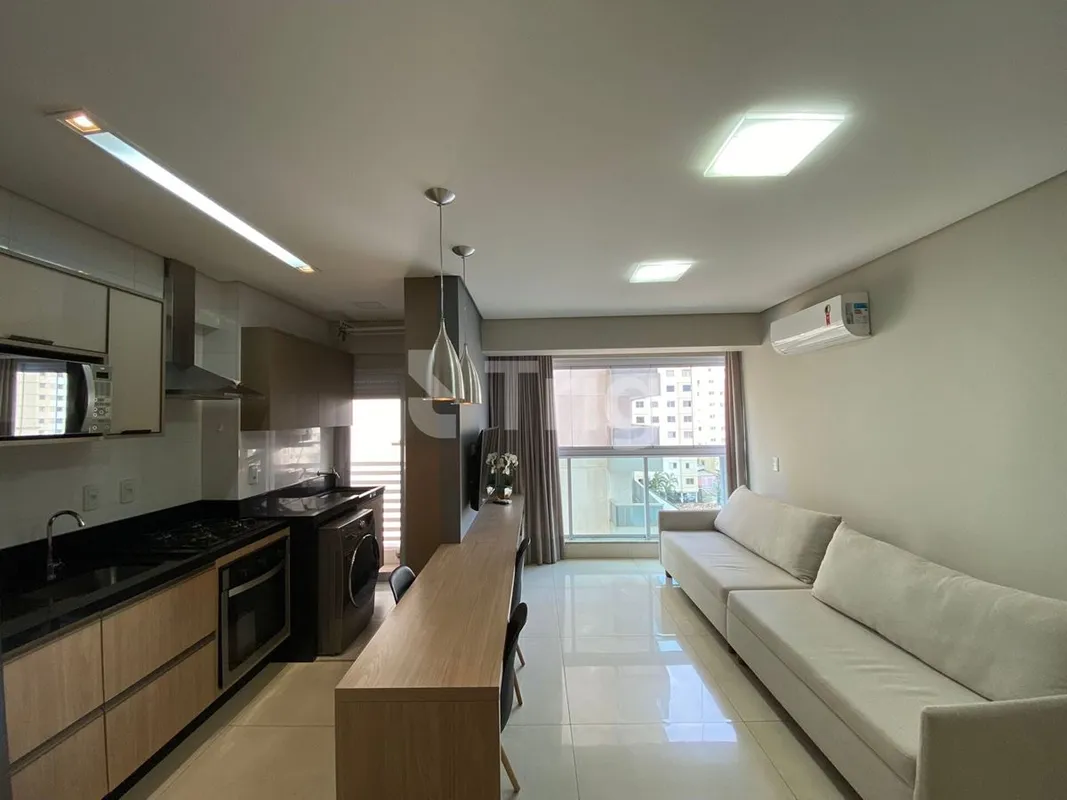 Apartamento mobiliado de 67 m² com planta bem distribuída, 2 suítes e ambientes ...