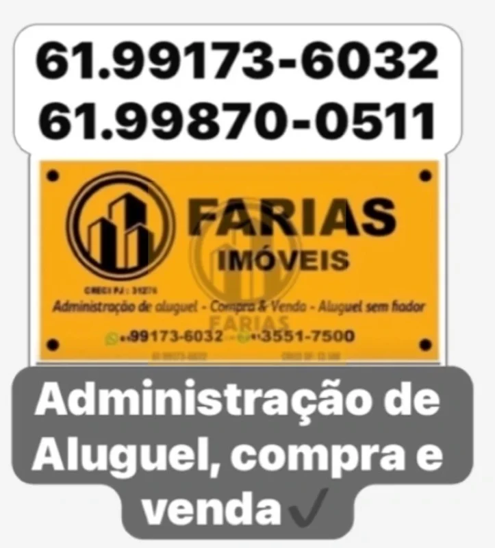 Farias Imóveis aluga:Galpão - ADE ÁGUAS CLARAS.ADE - ÁGUAS CLARAS. FRENTE BR 060...