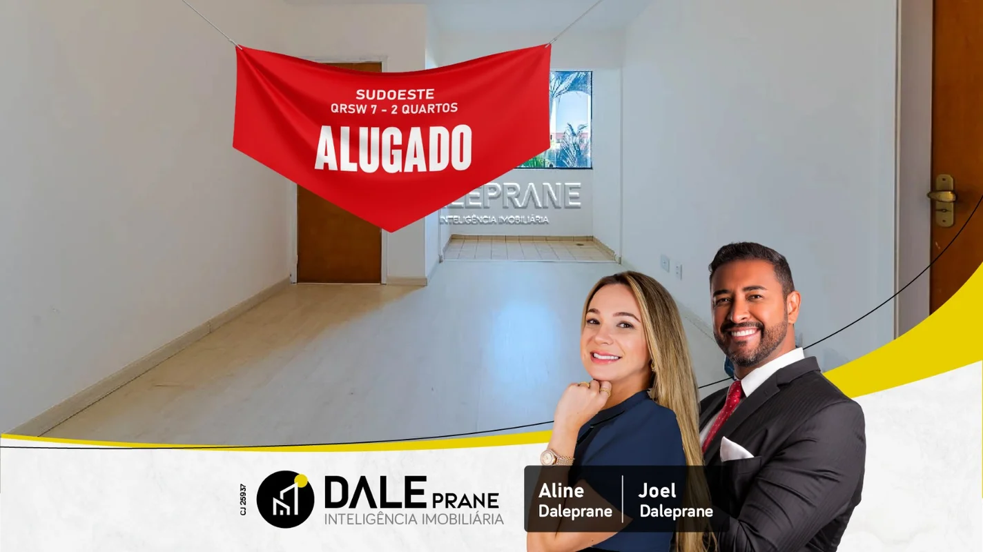 DALEprane aluga: QRSW 7, SUDOESTE!Agende para hoje mesmo a sua visita!! 61 99378...