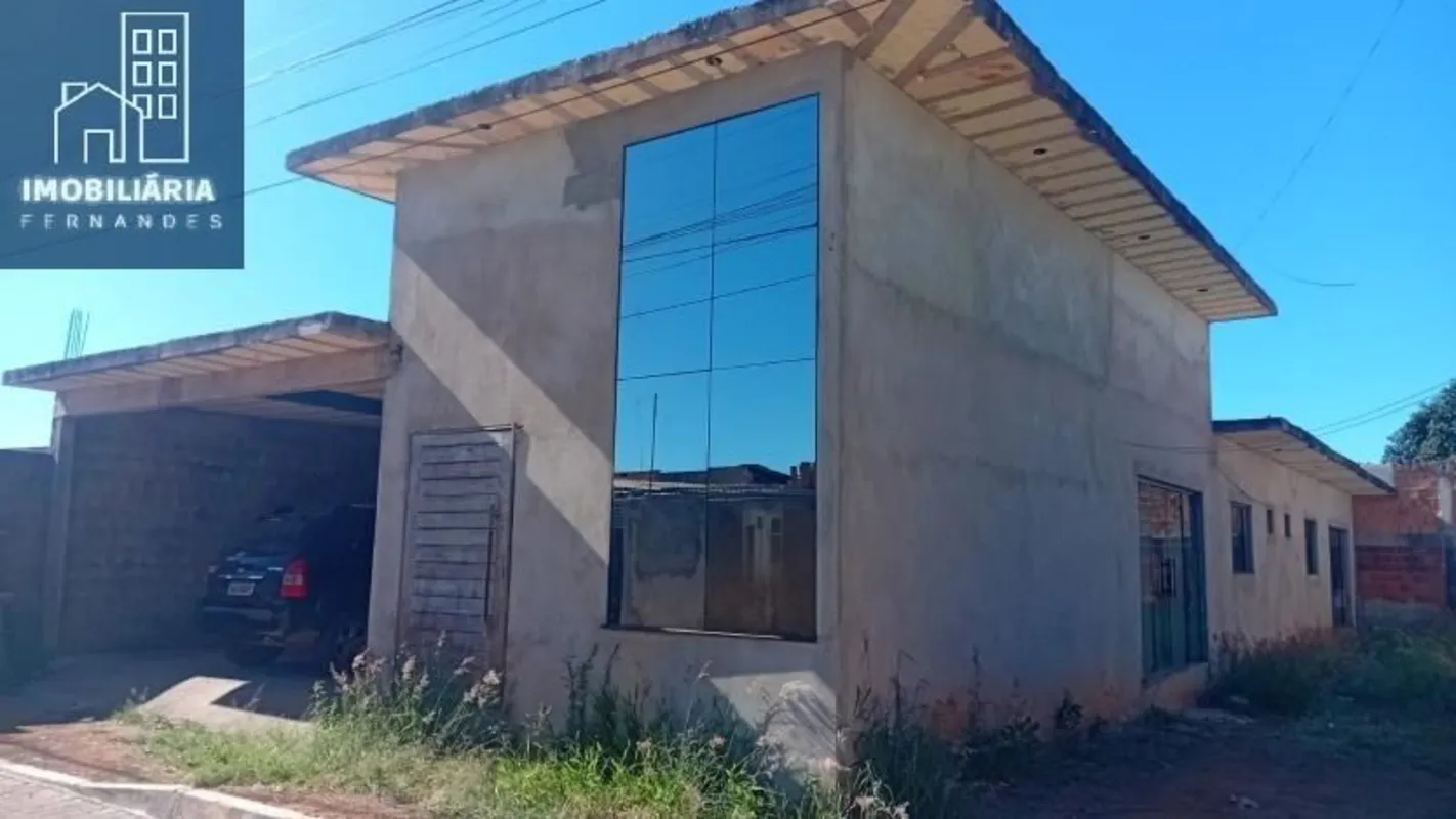 IMOBILIÁRIA FERNANDES vende casa na Ponte Alta Norte, somente na parte cinza, no...