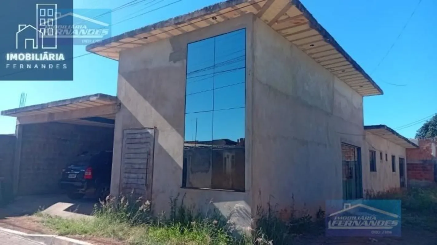 IMOBILIÁRIA FERNANDES vende casa na Ponte Alta Norte, somente na parte cinza, no...