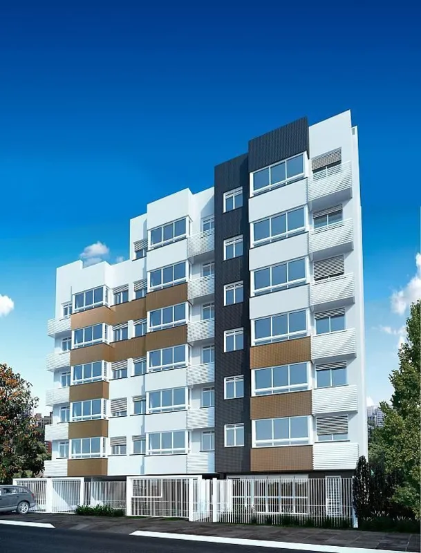 Apartamentos de 1 dormitório com suíte e lavabo, living para dois ambientes, coz...
