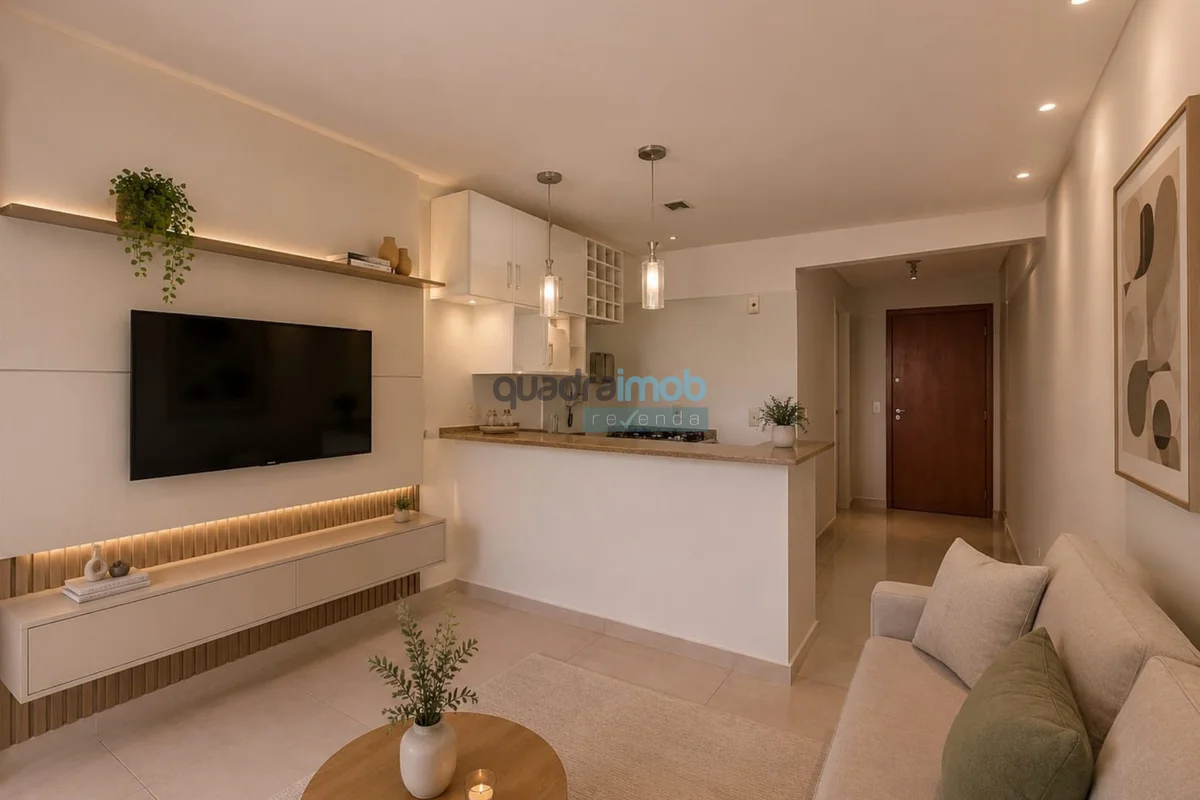 EXCELENTE APARTAMENTO EM ÁGUAS CLARAS, COM 32M², 1 QUARTO, VISTA LIVRE, 9º ANDAR...