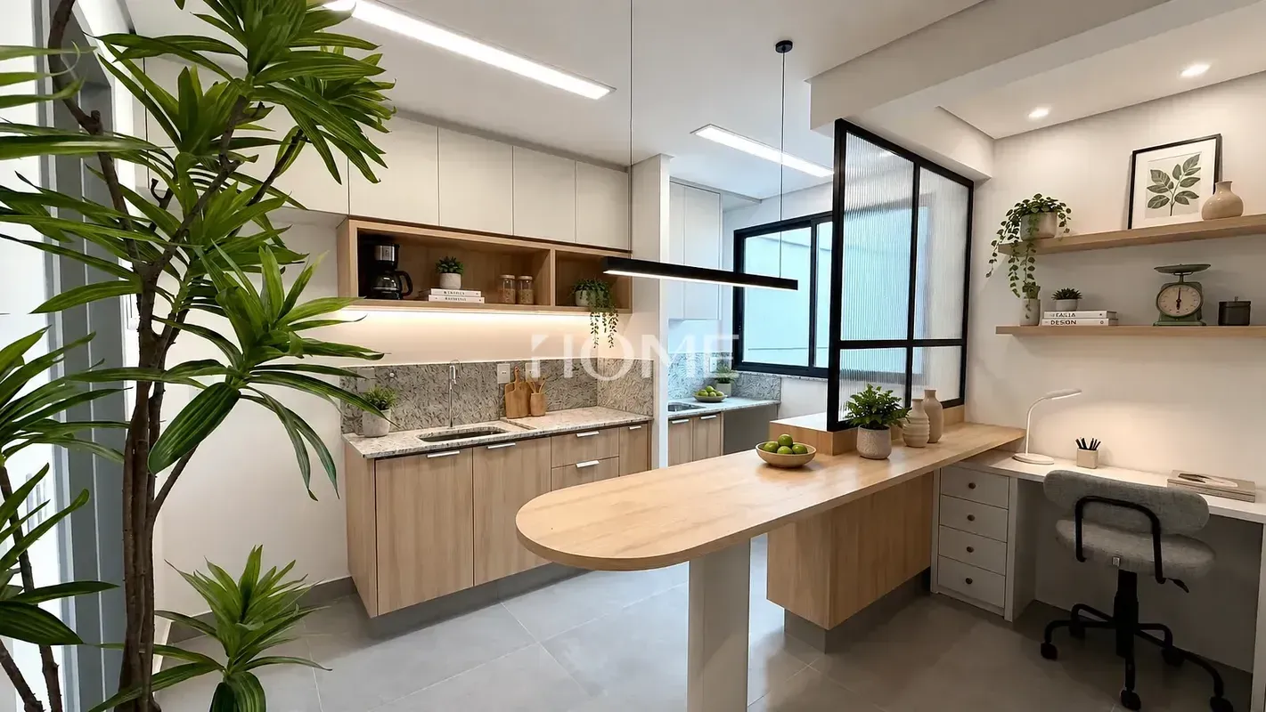 HOME ALUGA COM EXCLUSIVIDADE:APARTAMENTO MOBILIADO EM PRIMEIRA LOCAÇÃO, COM DESI...