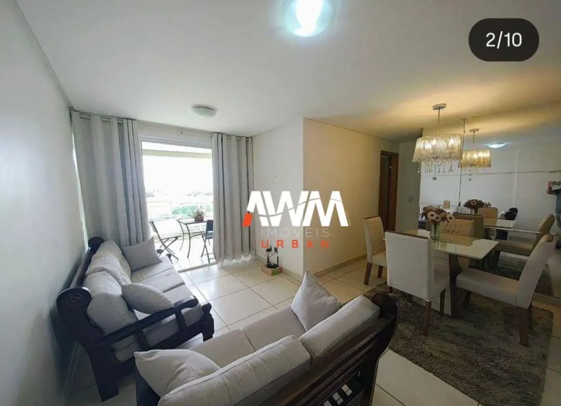 Apartamento de 77mts quadrados no Setor Cidade Jardim, 3 quartos, 1 suíte plena ...