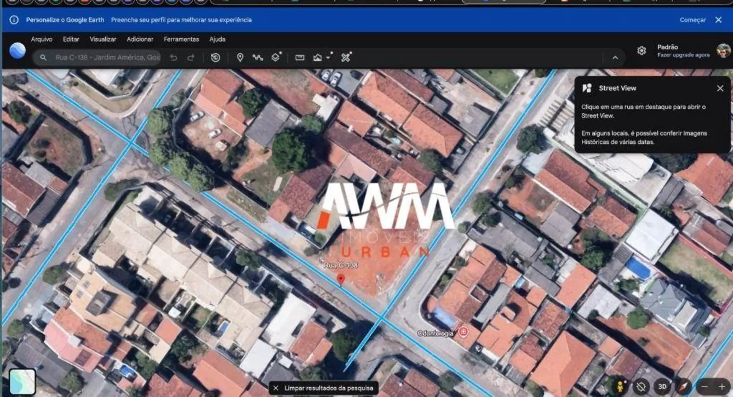 Lote de esquina no Setor Jardim América com 558,5 m² próximo da avenida T 63 e A...